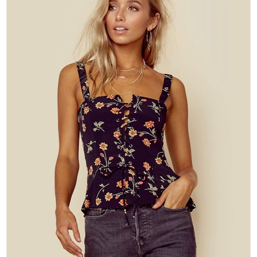 Blue Life Kylie Corset Top Size M